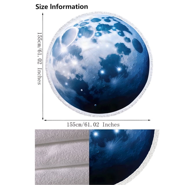 Qocolhg Microfiber Beach Towel Round Printed Lightweight Colorful Bath Towel Lightweight and durable Sandproof Beach Blanket Beach Mat Multi-Purpose Towel For Travel Swimming Pool on Clearance