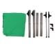thumbnail image 1 of Kit de soporte para fondo de fotografía, sistema de soporte de pantalla verde ajustable para fotografía de retrato, fotografía, vídeo y estudio fotográfico., 1 of 14
