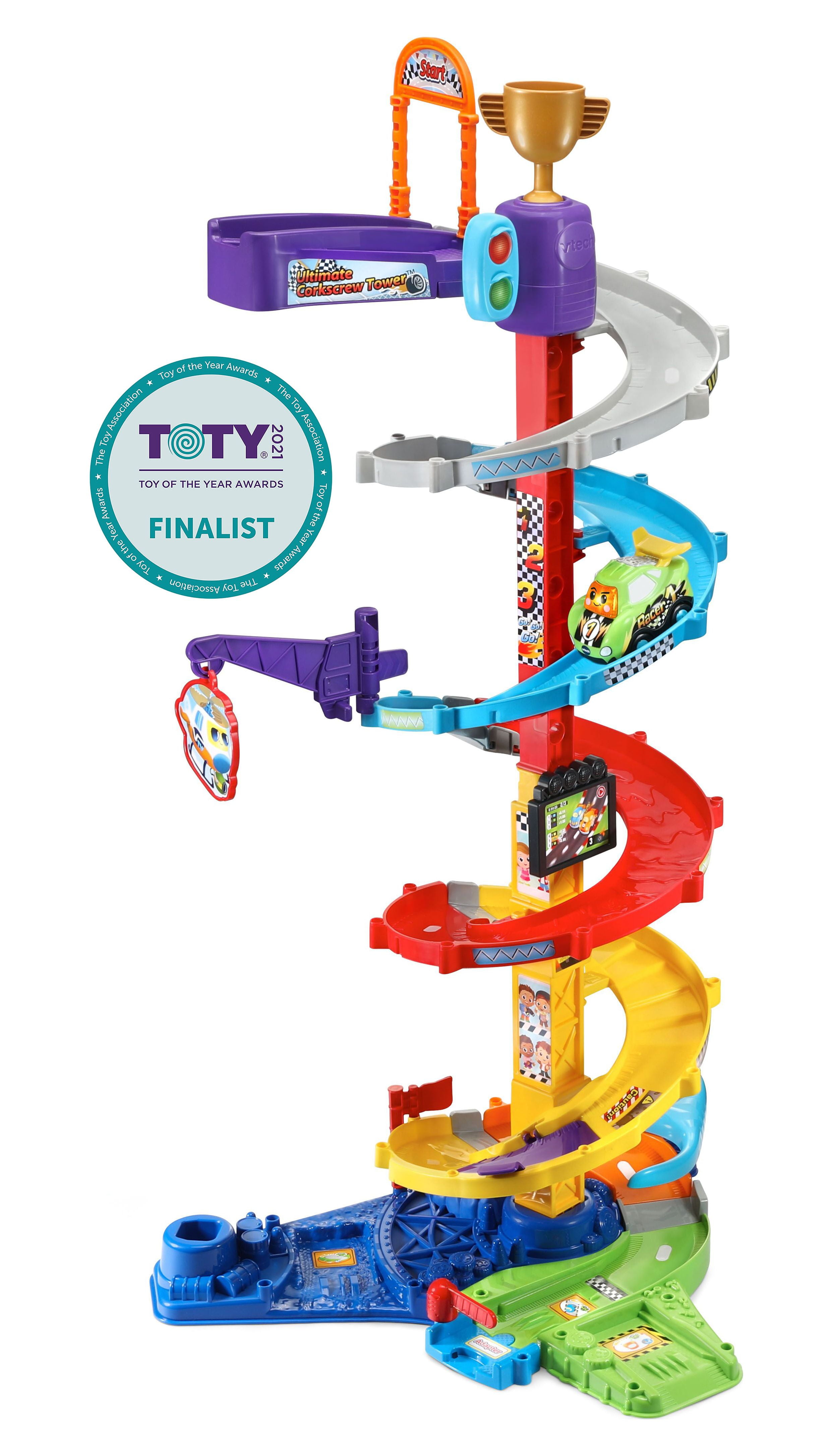 VTech® Go! Go! Smart Wheels® Ultimate Corkscrew Tower, Trackset for Kids, 3+ feet of Play