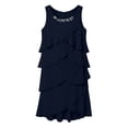 thumbnail image 4 of YuXingFu Womens Cotton Dresses with Sleeves Maxi 3/4 Sleeve Plus Size Womens Dress V-Neck with Pocket Long Casual Summer Navy S, 4 of 6
