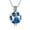 Blue, variant on Dream Catcher Urn Necklace for Ashes Pet Cremation Jewelry 316L Stainless Steel Hollow Paw Locket Memorial Pendant Dog Cat Keepsake Gift for Women Men