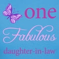 thumbnail image 3 of CafePress - One Fabulous Daughter In Law Women's Dark T Shirt - Women's Traditional Fit Dark T-Shirt, 3 of 4