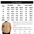 thumbnail image 3 of Men's Sleeveless Crew Neck Muscle Shirt Lightweight Breathable Loose Fit Solid Casual Tank,S, 3 of 6