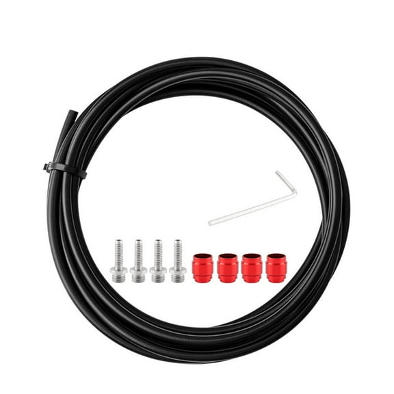 Bicycle Hydraulic Disc Brake Hose Kit Tube Pipe Housing For Sram MTB Bike Hydraulic Disc Brake Oil Tube Pipe Olive Insert Kit Red