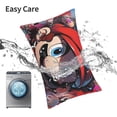 thumbnail image 6 of Lsque Mario Pattern Bedding Waterproof Pillow Protector Zippered Queen – Bed Bug Proof Pillow Encasement-20"x30", 6 of 6