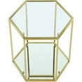 thumbnail image 4 of Meridian Furniture Sei Modular Stainless Steel and Glass End Table, 4 of 5