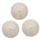 thumbnail image 4 of 3 bolas de mosaico de vidrio de 8 cm para centro de mesa, ideal para sala de estar o Navidad. Plata, 4 of 9