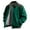 29#Green, variant on Mens Jacket Fall Winter Warm Windbreaker Casual Full Zip Coats with Pockets Brown M