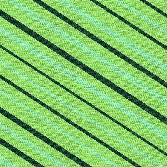 Ahgly Company Machine Washable Indoor Square Transitional Emerald Green Area Rugs, 7' Square