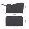 thumbnail image 3 of Teissuly Universal Car Window Shades Magnetic Anti-UV Front Seats Curtains, 3 of 9