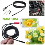 USB Inspection Camera 10m Waterproof 6 LED USB Endoscope Inspection Tube Camera 7.0mm Lens Mirror Electronic Digita l Borescope Camera