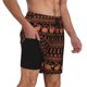 thumbnail image 2 of Fotbe Vintage Pumpkin Pattern Traje de Baño para Hombre – Shorts de Natación de Secado Rápido con Forro y Bolsillos-XX-Large, 2 of 6