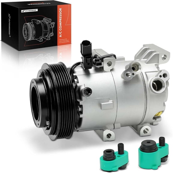 A-Premium Air Conditioner AC Compressor with Clutch Compatible with Kia Forte Koup, Forte5, 2014 2015 2016, 1.6L