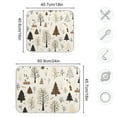 thumbnail image 4 of Yayeee Dish Drying Mat for Kitchen Counter 16"x18" Microfiber Absorbent Pad, Winter Forest, 4 of 7
