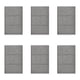 thumbnail image 1 of Placa Con 3 Apagadores Sencillos 1 Módulo Lucek FlatPack 6 plateado, 1 of 4