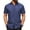 Navy Blue-square, variant on COOFANDY Mens Short Sleeve Button Down Wrinkle Free Dress Shirts Summer Business Casual Shirt Black