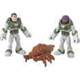 thumbnail image 1 of Imaginext Disney Pixar Lightyear Buzz Lightyear & Alisha Hawthorne Figure Set, 1 of 5