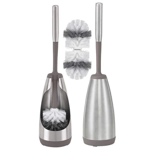 Polder 2pack Stainless Steel Toilet Brush