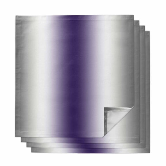 Gray Purple Cloth Napkins, Modern Gradient Geometric Washable and Reusable Dinner Napkins Set of 4, Table Napkin for Kitchen Party Birthday Wedding Hotel Housewarming 20"x20"
