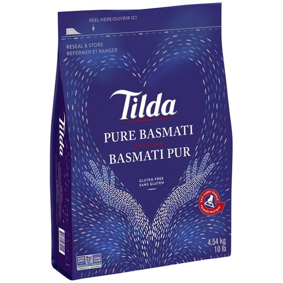 Tilda Pure Basmati Rice, 4.54 kg (10 lb)