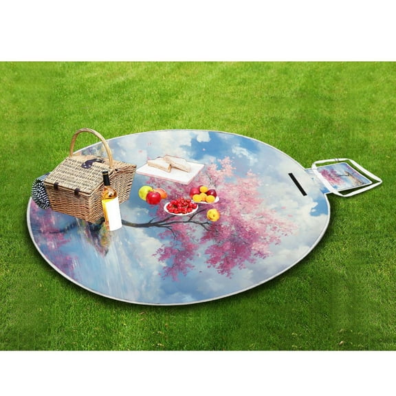 Picnic Blankets Teencool Beach Blanket Creatively Whispers Of Spring Pattern Outdoor Blanket for Travel