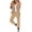 Khaki, variant on Women's Business Blazer Pant Suit Set for Work Women's Long Sleeve Printing Suit Pants Casual Elegant Business Office Suit Sets