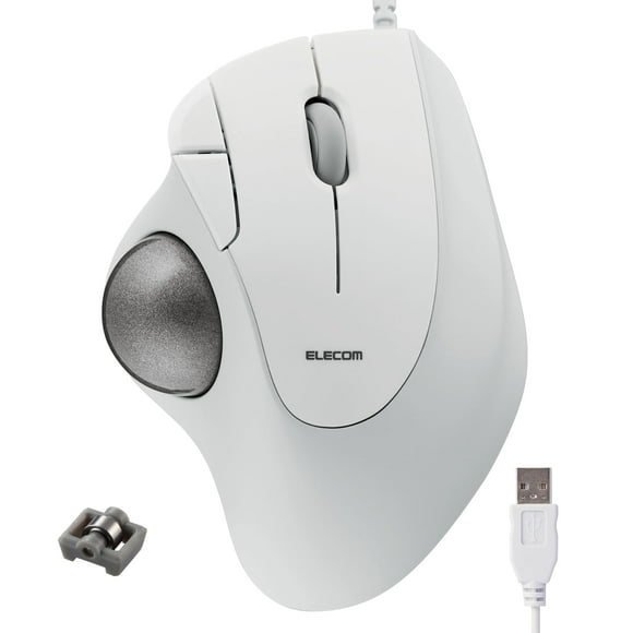 Conexión USB-A cableada Trackball ELECOM IST blanca (M-IT11URWH)