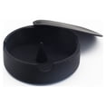 thumbnail image 3 of Silicone Heats Resistant Soft Car Interior Ash Tray with lid: This Lid Anti-Scalding Washable Personalized Office Container Black, 3 of 9