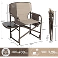 thumbnail image 2 of Silla de Campamento Timber Ridge FC-95200XL-QSD Aluminio Plegable con Mesa Lateral y Bolsillo, 2 of 5