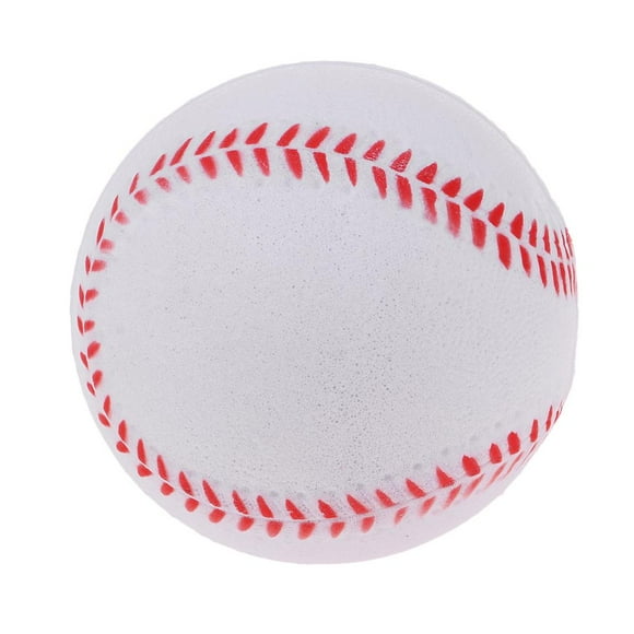 9 inch Baseball Base Ball Practice Training Exercise Soft ball Child Toys Balls Sports Team Game no hand sewing White