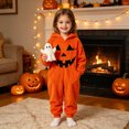 thumbnail image 5 of Grblisyd Boys Girls Jumpsuit Halloween Sleepwear Flannel Onesie Hooded Holiday Cozy Loungewear, 5 of 6