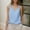 Blue, variant on TIANZEN Women's Summer Bow Trimmed Casual Tank Top Stylish And Fashionable Fitness Tops for Women 2x Women Top Sleeping Top