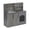 Grey Wash, variant on ECR4Kids 4-in-1 Kitchen, Sink, Stove, Oven, Microwave and Storage, Play Kitchen, Natural