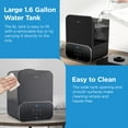 thumbnail image 2 of Midea Smart Digital Touch Panel 1.6 Gallon Warm and Cool Mist Ultrasonic Humidifier, MSU16U6SBB, 2 of 11