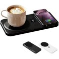 thumbnail image 1 of Coffee Mug Warmer and Phone Charger, 2 in 1 Wireless Charger Drink Heating Warmer, Smart USB Wireless Charging for Office Kitchen Home Travel to Warm Tea, 1 of 7