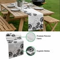 thumbnail image 5 of Dandelion Table Runner - 60 Inch Long, Kitchen Dining Table Runner Dresser Scarves, Black White Modern Country Rustic Plants Farmhouse Decor for Coffee Tables Wedding Party Banquet, 5 of 8