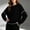 Black, variant on Gamivast Crewneck Knit Sweater for Women Long Sleeve Pullover Tops Casual Loose Fit Chunky Jumper with Contrast Stitching Detail Fall Winter Fashion Everyday Wear