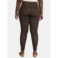 thumbnail image 2 of (2 pack) Terra & Sky Women's Plus High Waist Ankle Length Leggings, 27" Inseam, Sizes 0X-5X, 2 of 5