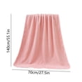 thumbnail image 3 of Large Bath Towels on Clearance - Coral Velvet Pineapple Bath Towel Absorbent Quick Drying Swimming Beach Towel Thickened Soft Home Salon Bath Towel for Beach, Pool, Swim, Bath, and Travel, 3 of 6