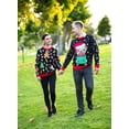 thumbnail image 3 of Socal Look Women's Ugly Christmas Sweater, Long Sleeve Crew Neck Acrylic Holiday Pullover, XL, 3 of 7