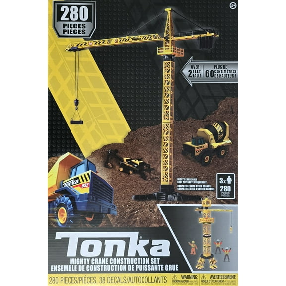 Tonka Mighty Crane Construction Set 280 Pieces