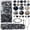 Black, variant on 1000 round glass beads (4/6/8 mm) for jewelry making, electroplated round crystal spacers, suitable for DIY bracelets and necklaces, available in a variety of colors.