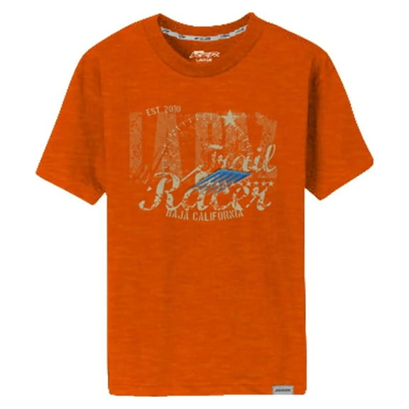 Polaris Orange Boys Youth RZR La Paz Trail Racer Tee Short Sleeve Tee T-Shirt - X-Large 286427609