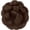 Brown, variant on Synthetic Braided Bun Hair Clip, Updo Hair Accessory, 3.35inch