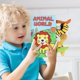 thumbnail image 1 of onlyliua Ofertas Del Día Libros En Tela para Niños En Forma de Cola Desgarrable, Papel En Sonajero, Libro de Tela para Bebés, Juguetes En Aprendizaje Temprano para La Iluminación Del Bebé, 1 of 1