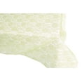 thumbnail image 3 of Sheer Lace Tablecloth Overlay Wedding and Party Decoration Ivory, 3 of 3