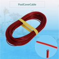 thumbnail image 5 of PinesC Pool Cover 150 Feet Cable for Above Ground Swimming Pool Covers Closing Kit Pool Winter Covers in Strong and Elastic Winterizing Closing Kit, 5 of 5