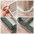 thumbnail image 4 of NEXAVKPR Stainless Steel Cats Toilet With Ventilated Design Low Entry Access Cats Litter Box Splashproof for Home Office Use, 4 of 17