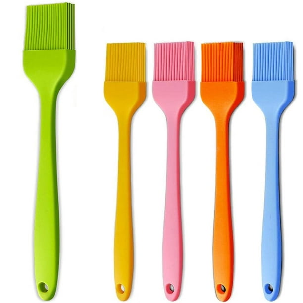 Kensizer Silicone Pastry Brush, Heat Resistant Basting Brush Set, Cooking Brush for Oil Sauce