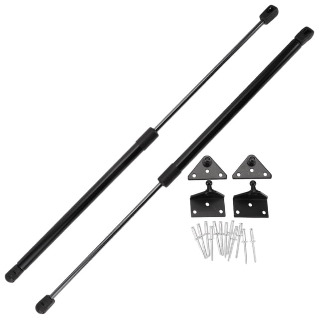 Resortes de elevación únicos para Toyota Tacoma (N300) 2016-2023, resorte de gas para el capó delantero negro con soporte de montaje, 2 juegos